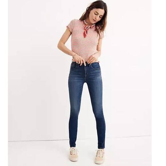 Madewell Denim - NWT Madewell Taller 10" High-Rise Skinny Jeans in Danny Wash Size W37